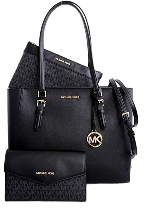 michael kors charlotte black tote|Michael Kors charlotte large.